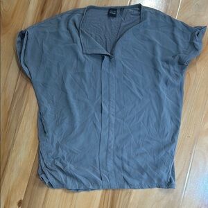 Saks Fifth Avenue Gray Blouse